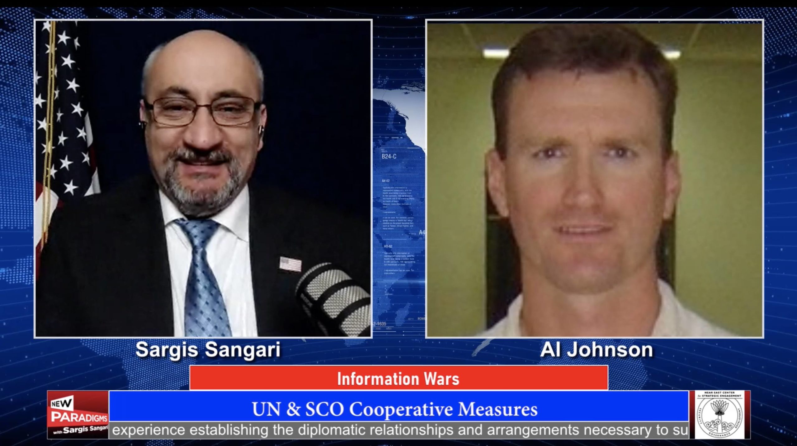 l Johnson: NEC-SE ADV Board, UN & SCO Cooperative Measures, New Paradigms w/Sargis Sangari EP #76