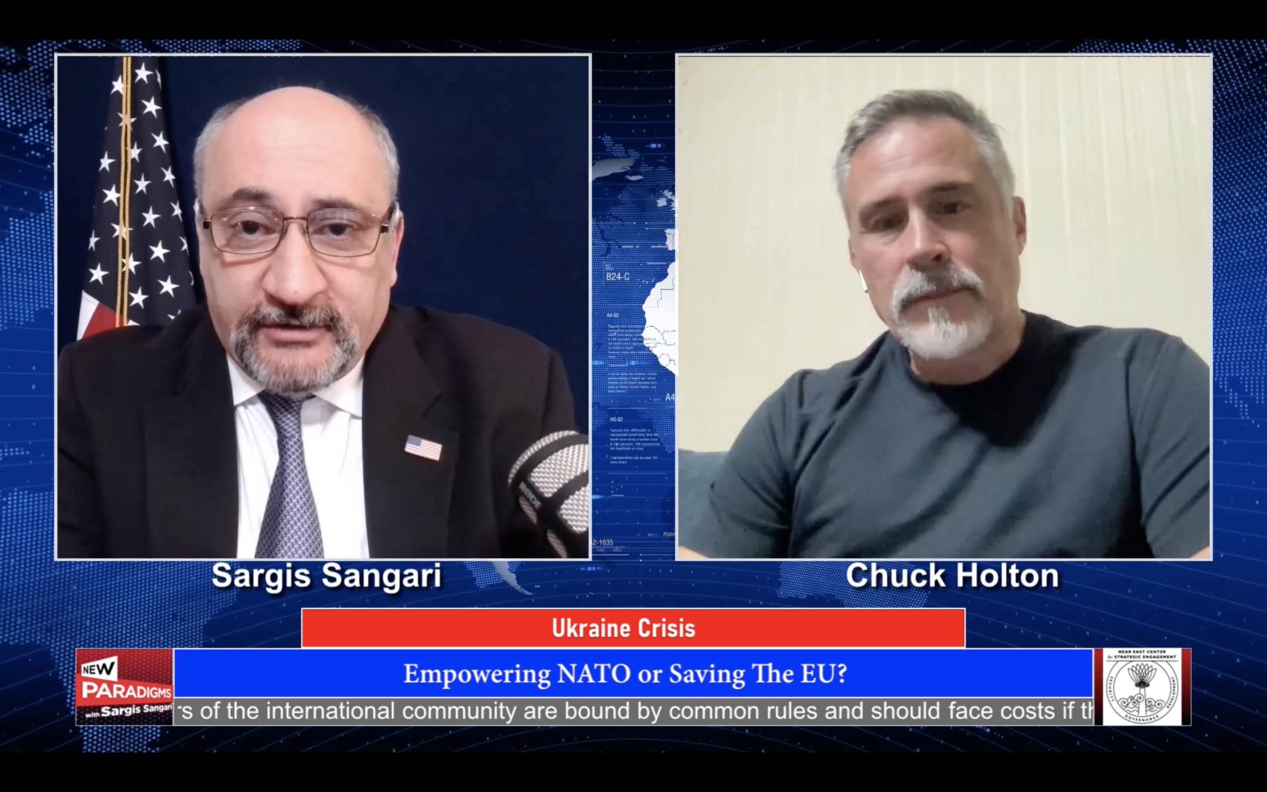 Chuck Holton: US War Corr., UKR Crisis Benefiting NATO or EU?, New Paradigms w/Sargis Sangari EP #86